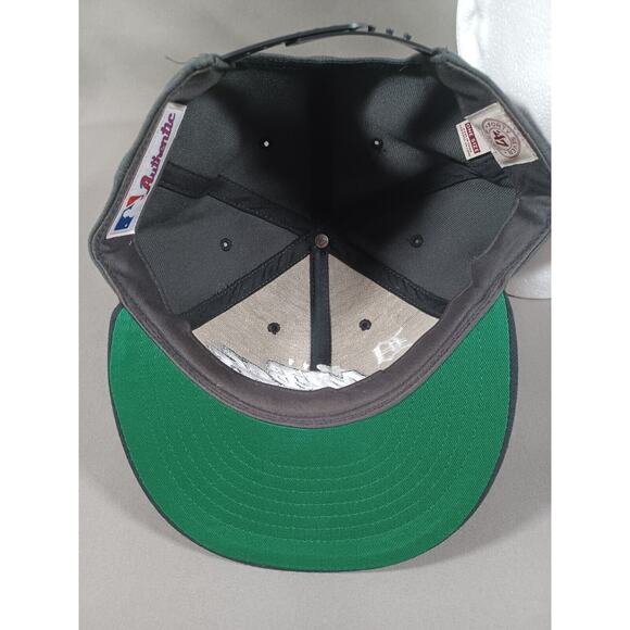 Detroit Tigers Hat Black Gray Snap Back 2011 Playoffs World Series 47 Brand - Picture 7 of 7